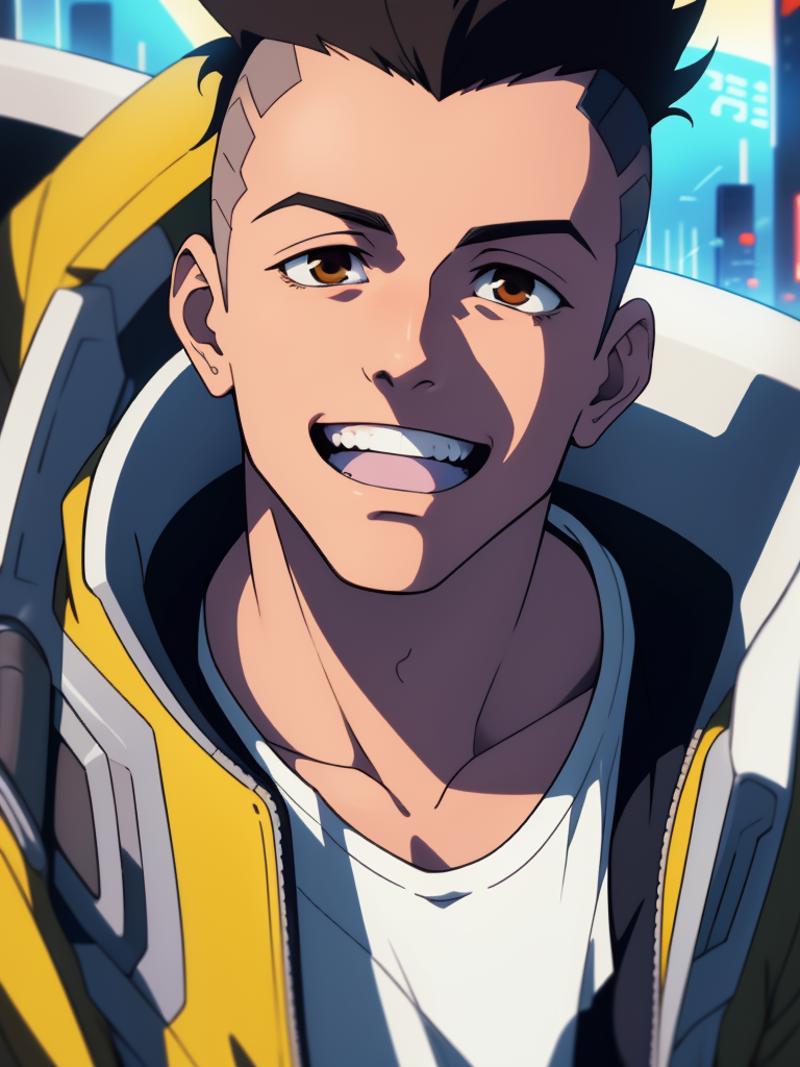 00223-493049751-cyberpunk david martinez in a futurism city  solo brown_eyes anime open_mouth smile black_hair male_focus shirt forehe.png